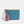 Pale Turquoise Summer Clutch Bag with Tassel Embellishment