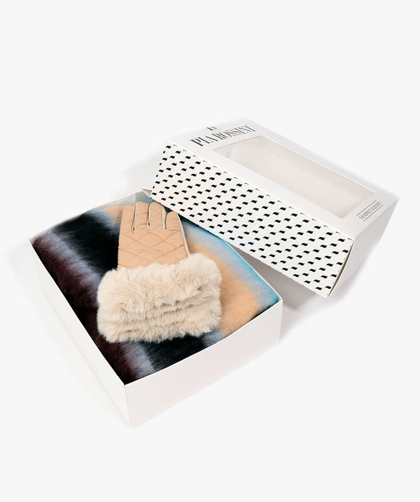 Caja de regalo - Bufanda Beth & Guante Remington