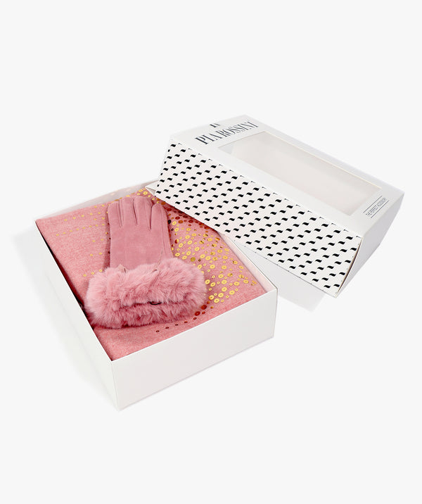 Caja de regalo - Bufanda Beth & Guante Remington