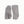 Silver Grey Wool Driving Glove with Faux Fur Detail