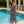 Pasadena - Vestido Maxi Tropical Turquesa Claro com Gola Halter