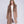 Isabella – Langer Mantel aus Wildlederimitat