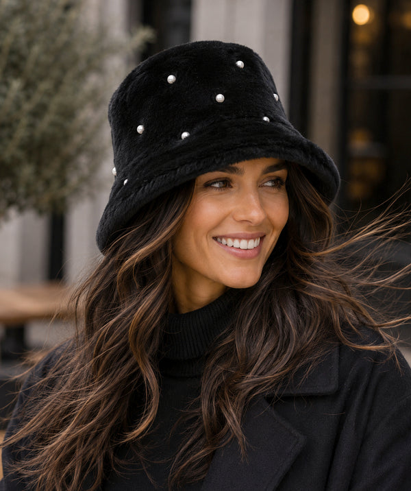 Jasmin - Chapeau Bob en Fausse Fourrure