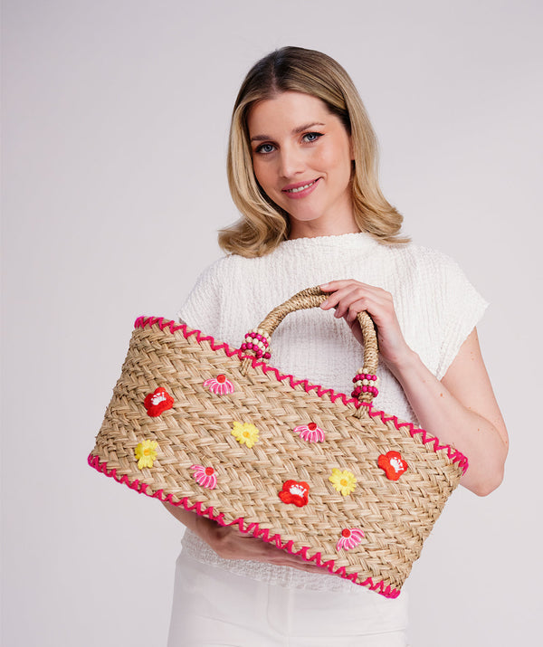 Kaylee - Natural Straw Basket Bag