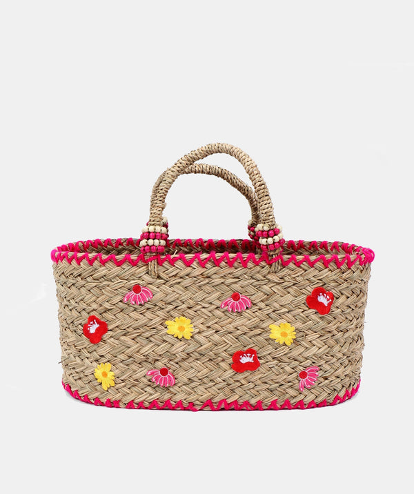 Kaylee - Natural Straw Basket Bag