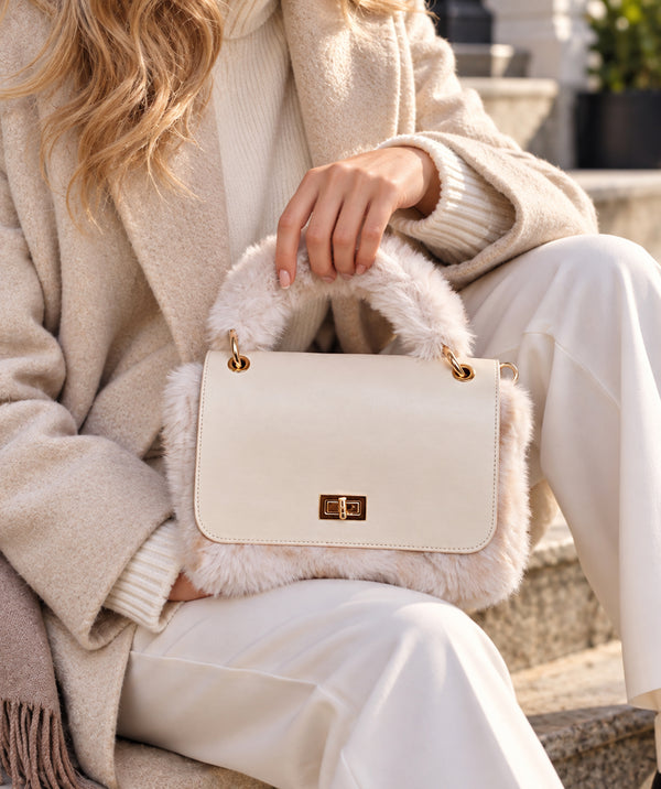 Keeva - Faux Fur Crossbody Bag