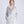 Kennedy - Silver Grey Longline Faux Fur Coat
