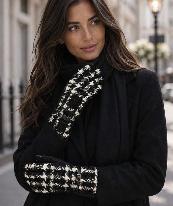 Kizzie - Trendy Tweed Gloves