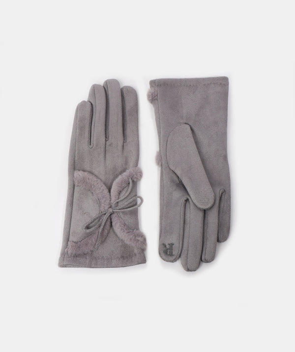 Kora - Gants en faux suède