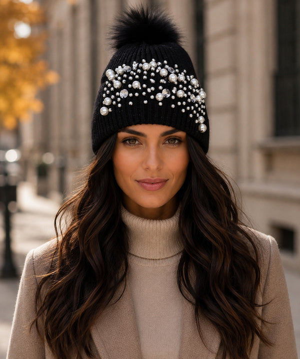 Krystal – Luxuriöse Wintermütze
