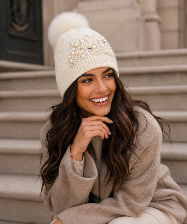 Krystal – Luxuriöse Wintermütze