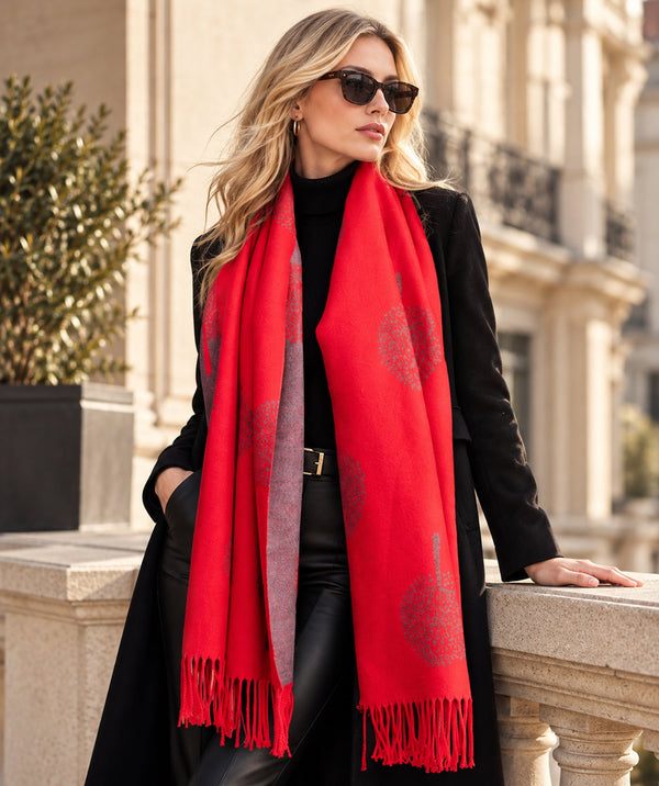 Larissa - Reversible Cashmere Feel Scarf