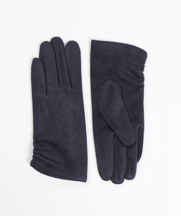 Classic Faux Suede Leather Gloves | Fashionable Warmth, In Stock