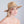 Tan Straw Wide Brim Sun Hat with Embellished Belt