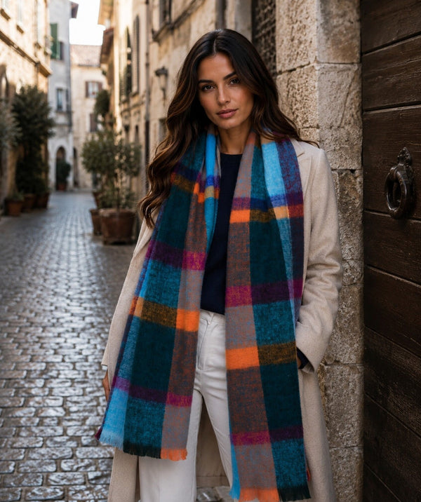 Lianna - Oversized deken sjaal