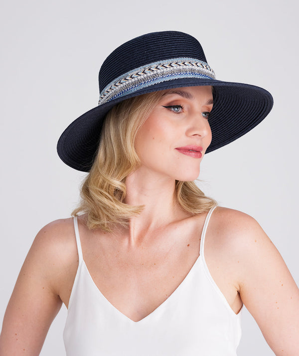 Lopez - Woven Straw Wide Brim Sun Hat