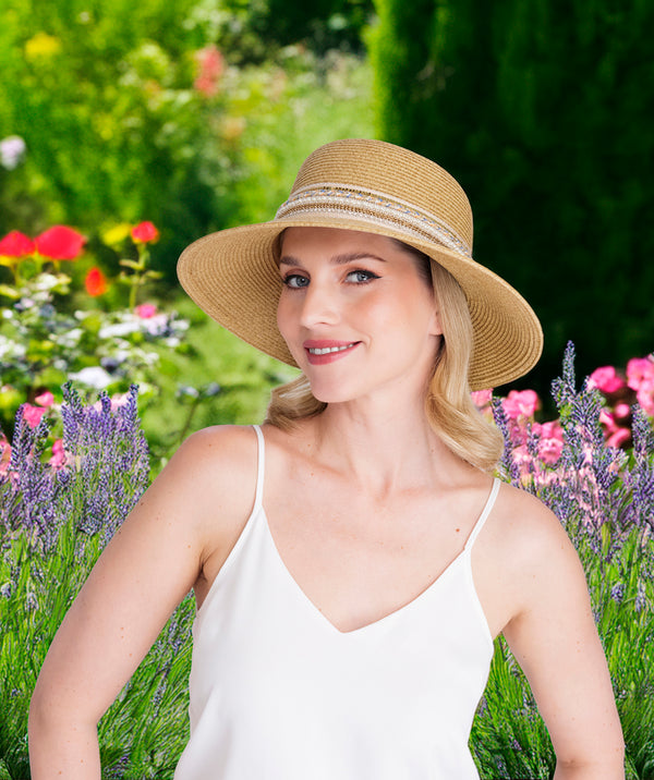 Lopez - Woven Straw Wide Brim Sun Hat