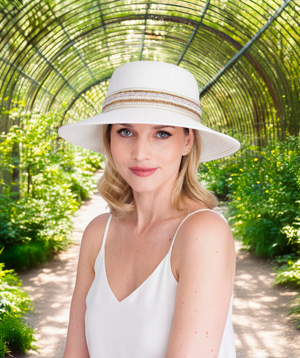 Lopez - Woven Straw Wide Brim Sun Hat