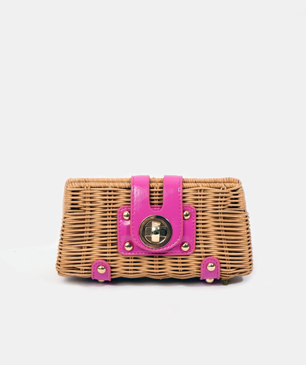 Lulu Clutch-Tasche – Hot Pink