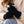 Maddie - Guanti con fiocco in lana con strass
