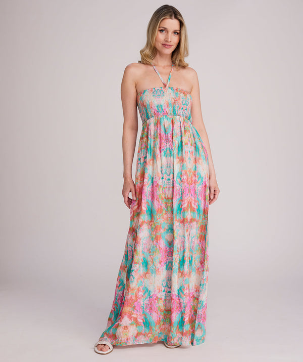Maldives - Halter Neck Maxi Beach Dress Maldives - Halter Neck Maxi Beach Dress