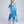 Mauritius - Blue Ocean Print Maxi Cover Up with Dazzling Embellishment