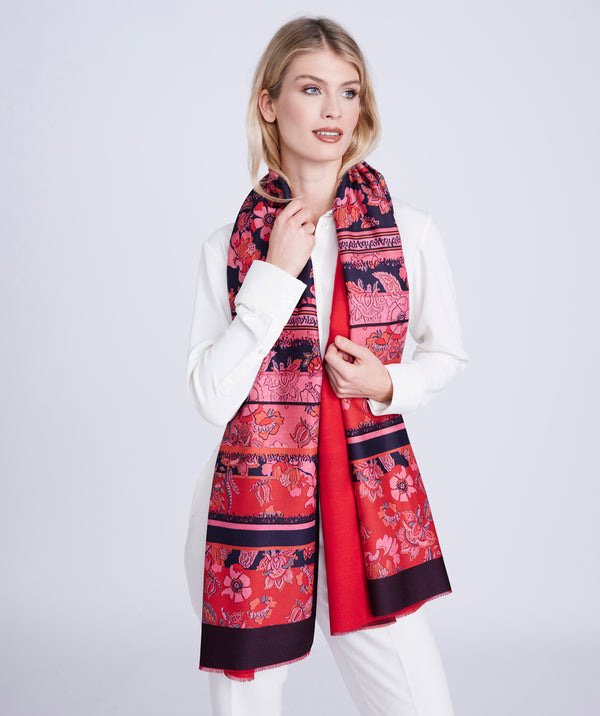 Mavis - Reversible Cashmere Feel Scarf