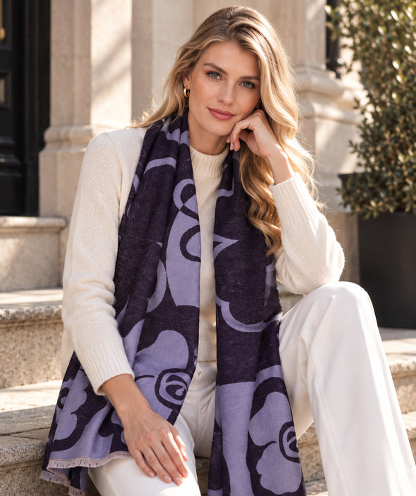 Megan - Oversized Statement Print Scarf