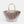 Silver Sequin Beach Bag with Zipped Closure