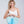 Monaco - Pale Turquoise Woven Straw Bag