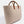 Narina - Tan White Striped Tote Bag mit Bambusgriffen