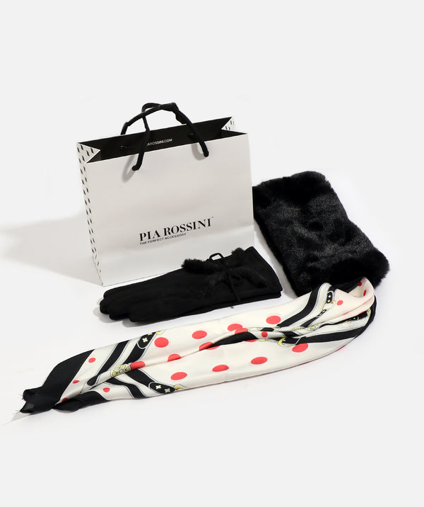 Gift Bag_Nikki Scarf & Kora Glove - Black