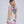 Paradiso - Blue Tropical Floral Print Dress with Embellished Beading
