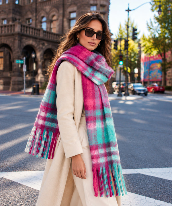 Penelope - Sciarpa coperta oversize