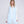PIA - Baby Blue Italiaanse pashmina met gedraaide franjes