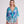 Ravenna - Pale Turquoise Tropical Print Beach Kaftan