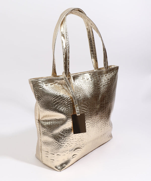 Reagan - Gold Metallic Totentasche