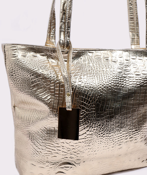 Reagan - Gold Metallic Totentasche
