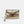 Gold Metallic Clutch with Zipped Closure and Interior Pockets