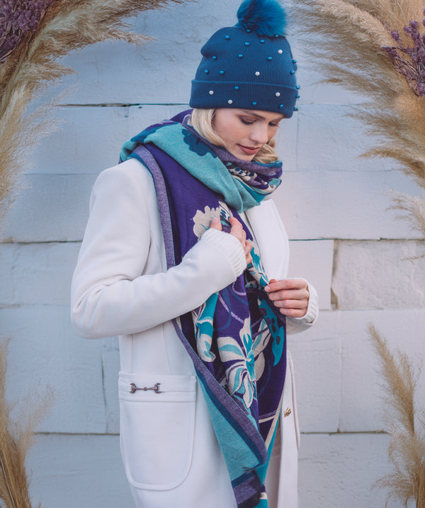 Rennie - Oversized Statement Print Scarf