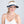 Rico - Navy and White Two Tone Straw Visor