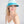 Blue/Turquoise Two Tone Straw Visor with UPF 50 Sun Protection