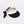 Rico - Black and White Two Tone Straw Visor