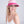 Rico - Pink Two Tone Straw Visor