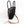Black Open Weave Straw Beach Bag 