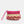 Sand and Hot Pink Woven Straw Clutch Bag