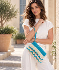 Saffira - Straw Clutch Bag