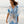 Salerno - Blue Printed Tunic Cover Up with Embellishments