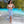 Salerno - Sky Blue Full Size Printed Sarong