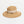 Natural Fringed Straw Fedora Hat with Beaded Embellishment